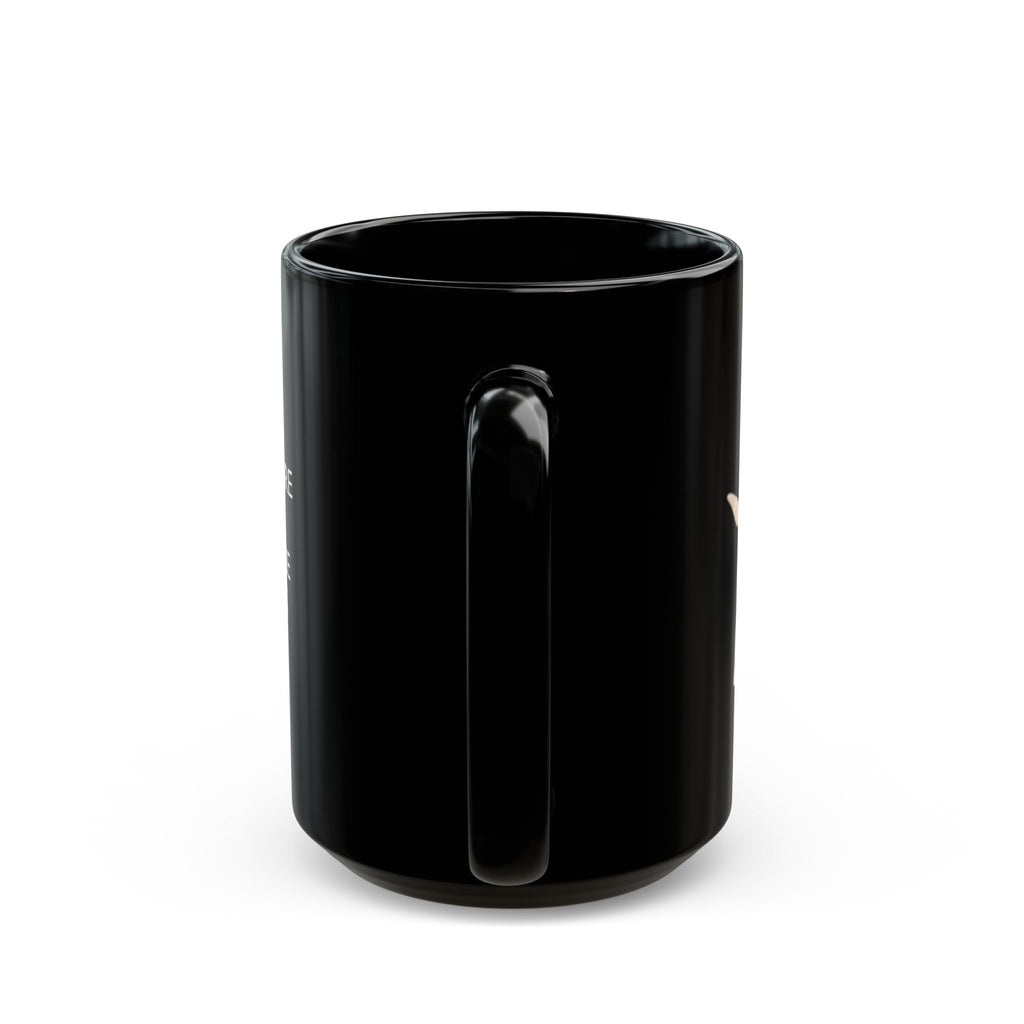 The Patriot Service Edition, High Contrast Goldador Cross Black Mug