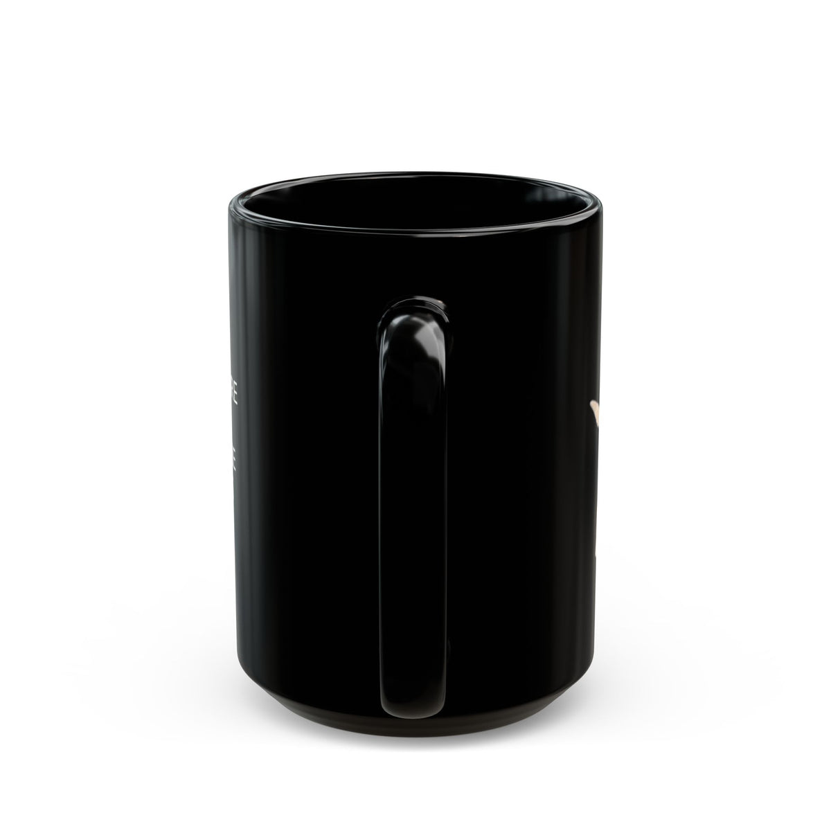 The Patriot Service Edition, High Contrast Goldador Cross Black Mug