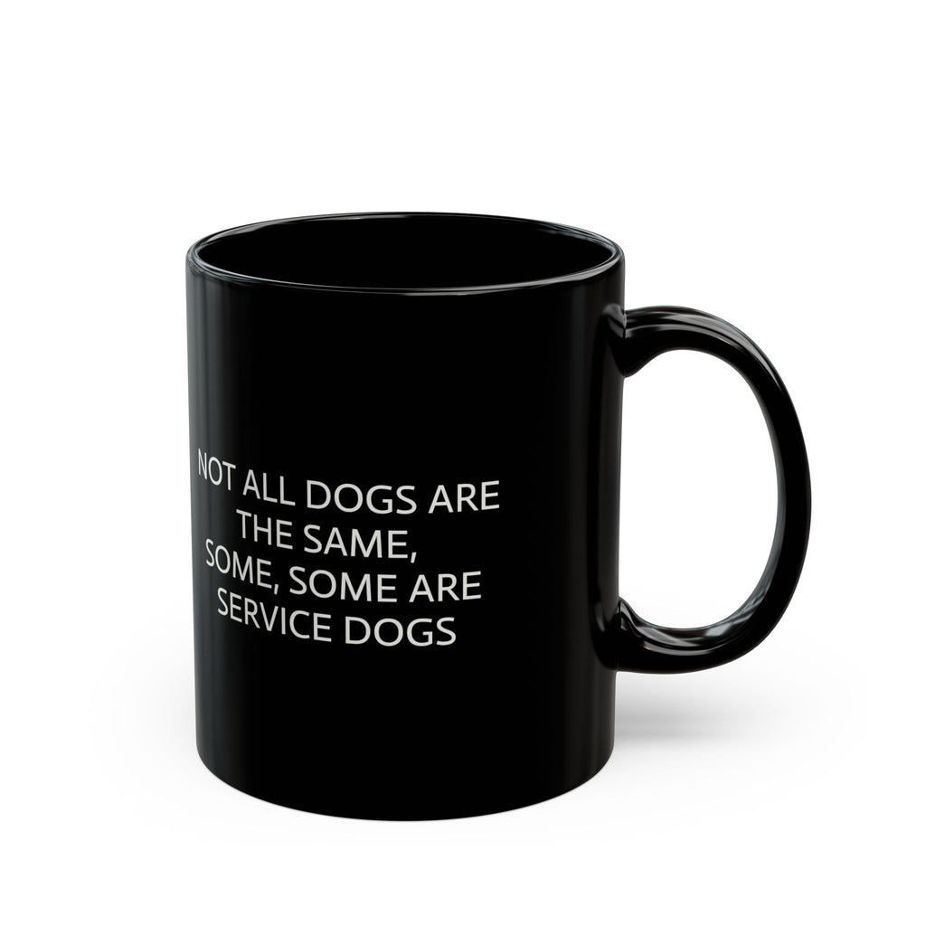 The Patriot Service Edition, High Contrast Goldador Cross Black Mug