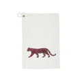 WSU Cougar Golf Towel, Unique gift for all Cougar and golf fans, original custom hand painted art golf towel,