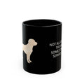 The Patriot Service Edition, High Contrast Goldador Cross Black Mug