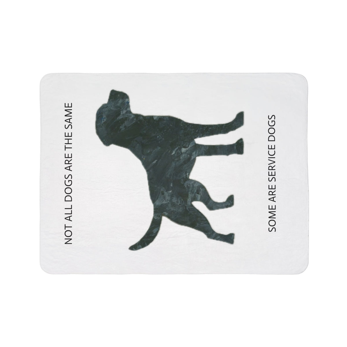 Black Labrador Blanket, The Heroes and Heritage Edition, Service Dog