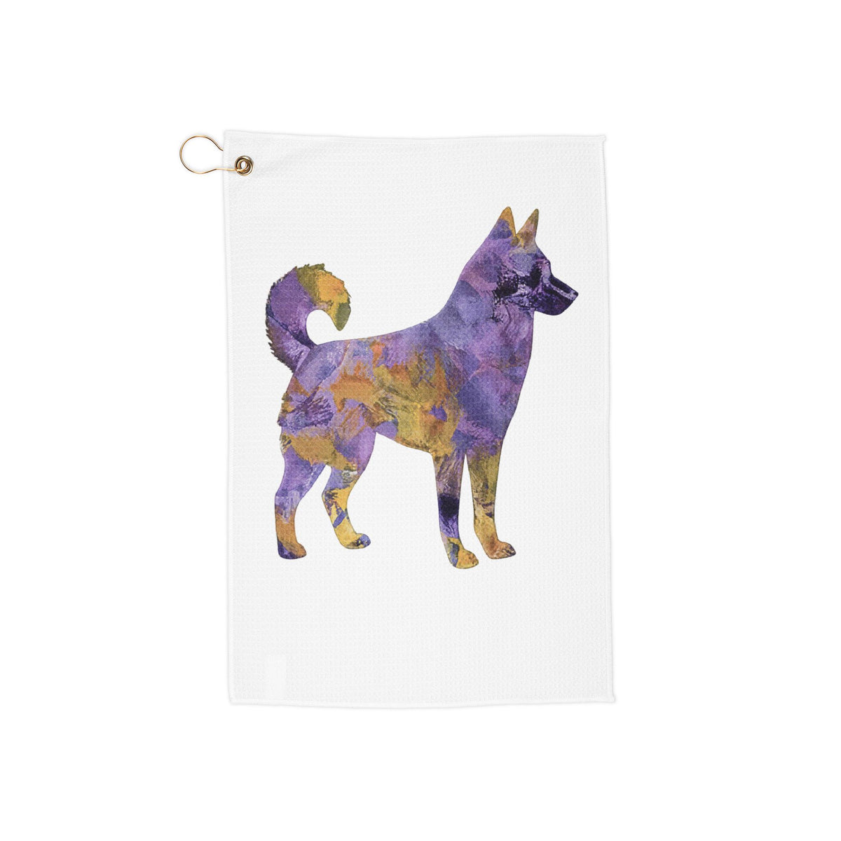 UW Husky Custom golf towel for the Dawg and Golf lover. Golf sports accessory