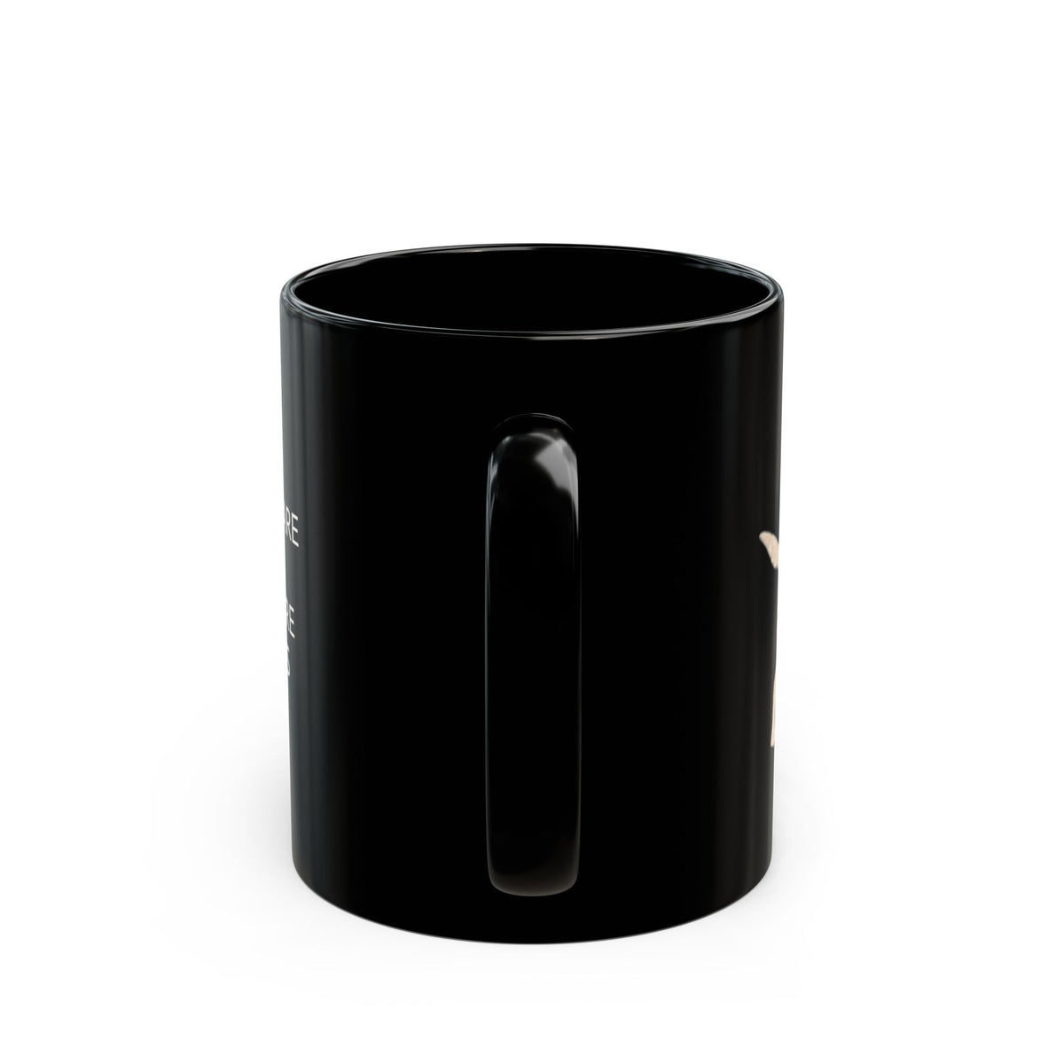 The Patriot Service Edition, High Contrast Goldador Cross Black Mug