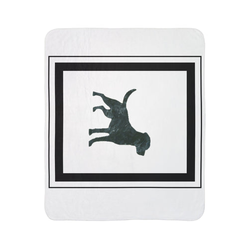 Black Labrador Dog Blanket, part of the Heroes and Heritage Edition