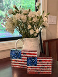 American Flag Acrylic Block – Original Painting