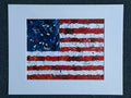 Modern and Abstract American Flag print
